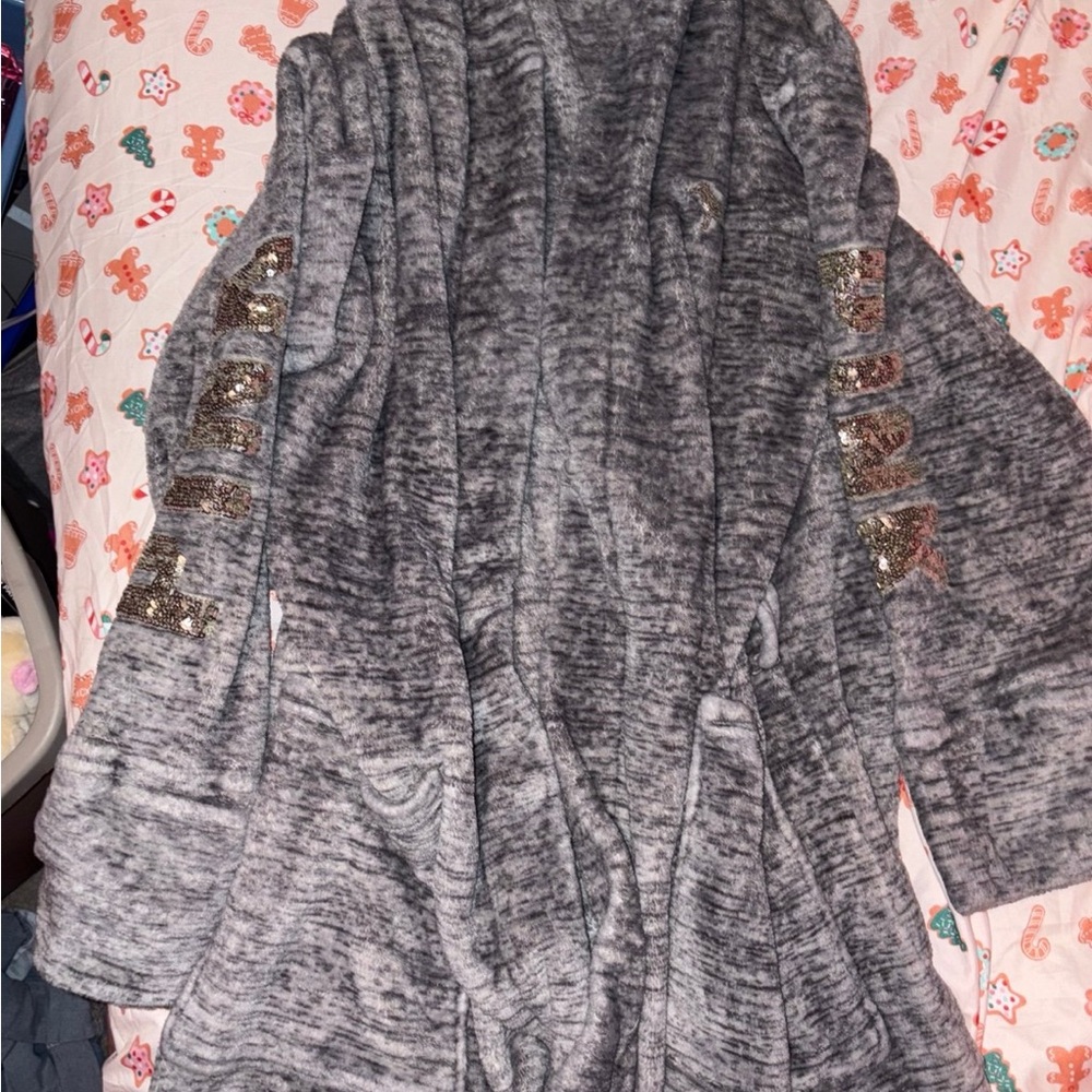 NWOT ~ VS PINK Bling Hooded Bathrobe